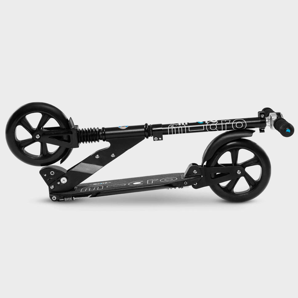 Trottinette Micro avec suspension Noir à pousser